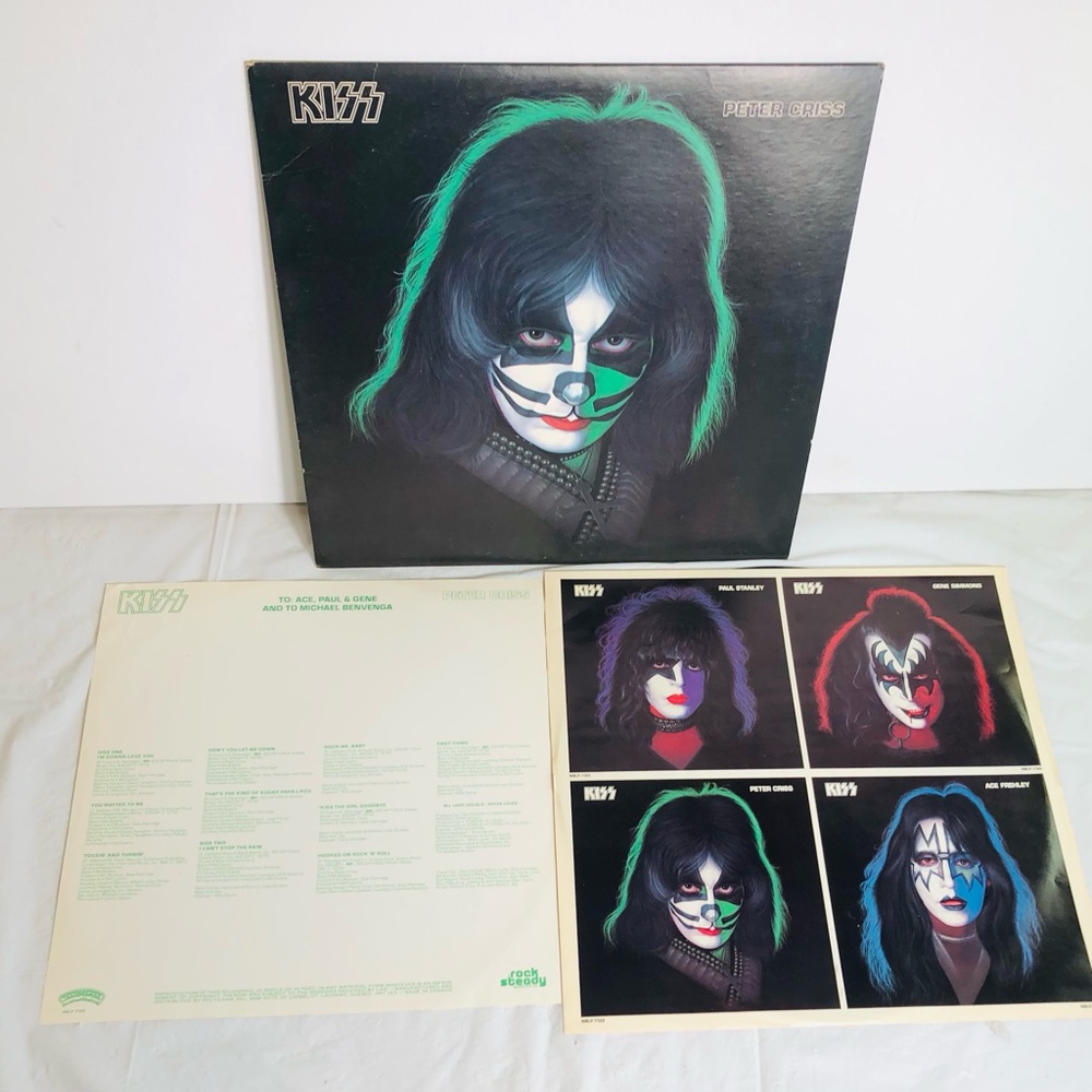 CANADA KISS Album (PETER CRISS) Orig 1978 CASABLANCA NBLP 7122 LP + INSERT